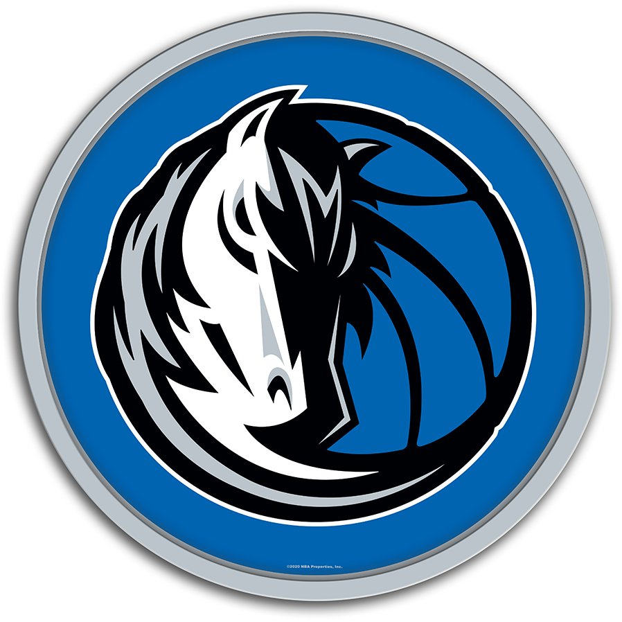 Dallas Mavericks: Modern Disc Wall Sign - The Fan-Brand