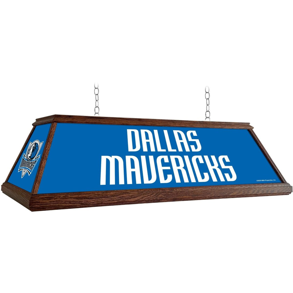 Dallas Mavericks: Premium Wood Pool Table Light - The Fan-Brand