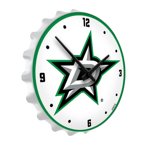 Dallas Stars: Bottle Cap Lighted Wall Clock - The Fan-Brand