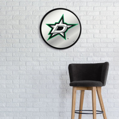 Dallas Stars: Modern Disc Mirrored Wall Sign - The Fan-Brand