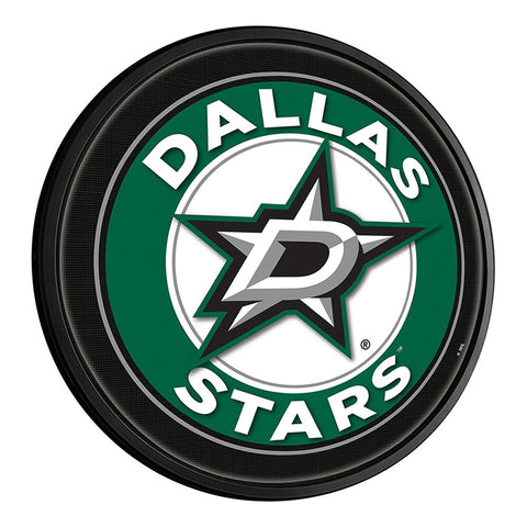 Dallas Stars: Round Slimline Lighted Wall Sign - The Fan-Brand