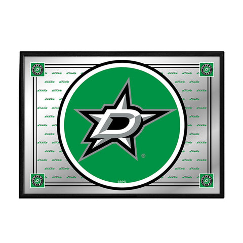 Dallas Stars: Team Spirit - Framed Mirrored Wall Sign - The Fan-Brand