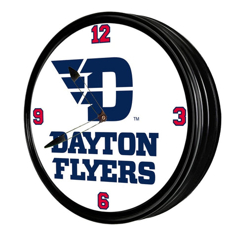 Dayton Flyers: Flyers - Retro Lighted Wall Clock - The Fan-Brand