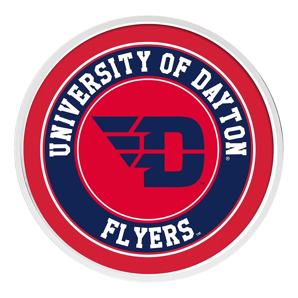 Dayton Flyers: Modern Disc Wall Sign - The Fan-Brand