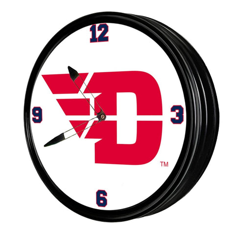 Dayton Flyers: Retro Lighted Wall Clock - The Fan-Brand