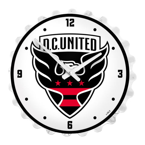 D.C. United: Bottle Cap Lighted Wall Clock - The Fan-Brand