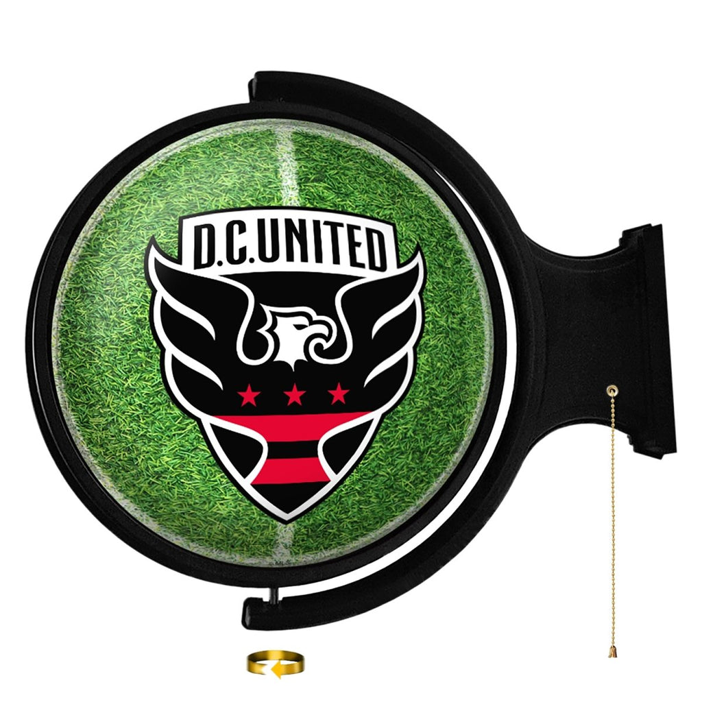 D.C. United: Pitch - Original Round Rotating Lighted Wall Sign - The Fan-Brand