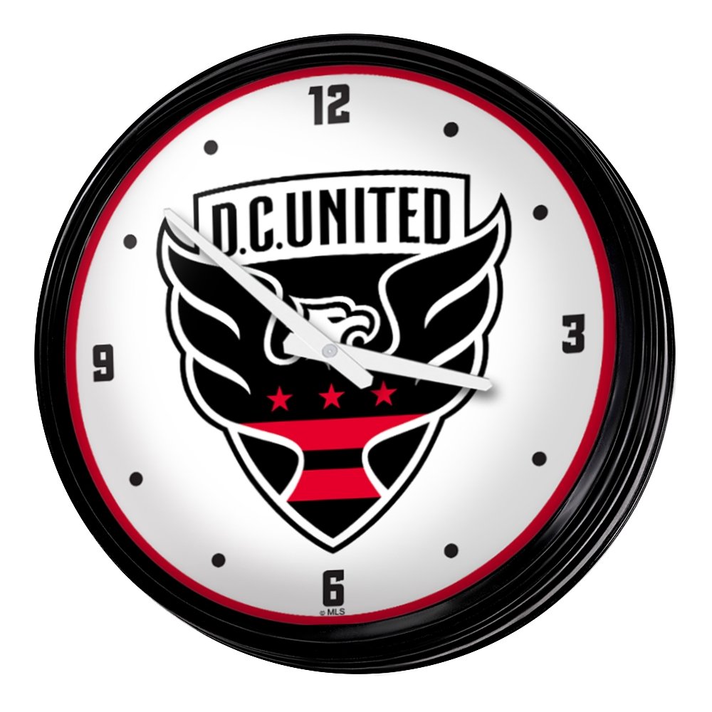 D.C. United: Retro Lighted Wall Clock - The Fan-Brand
