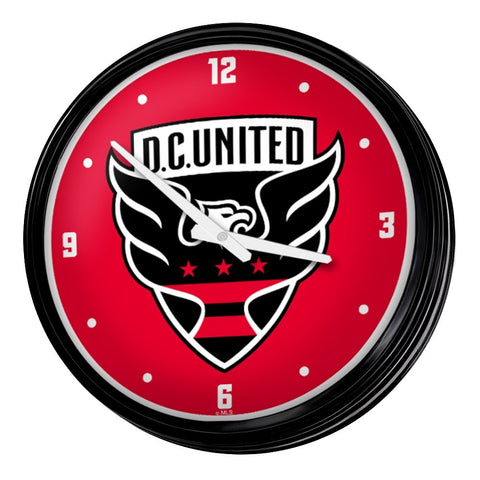 D.C. United: Retro Lighted Wall Clock - The Fan-Brand