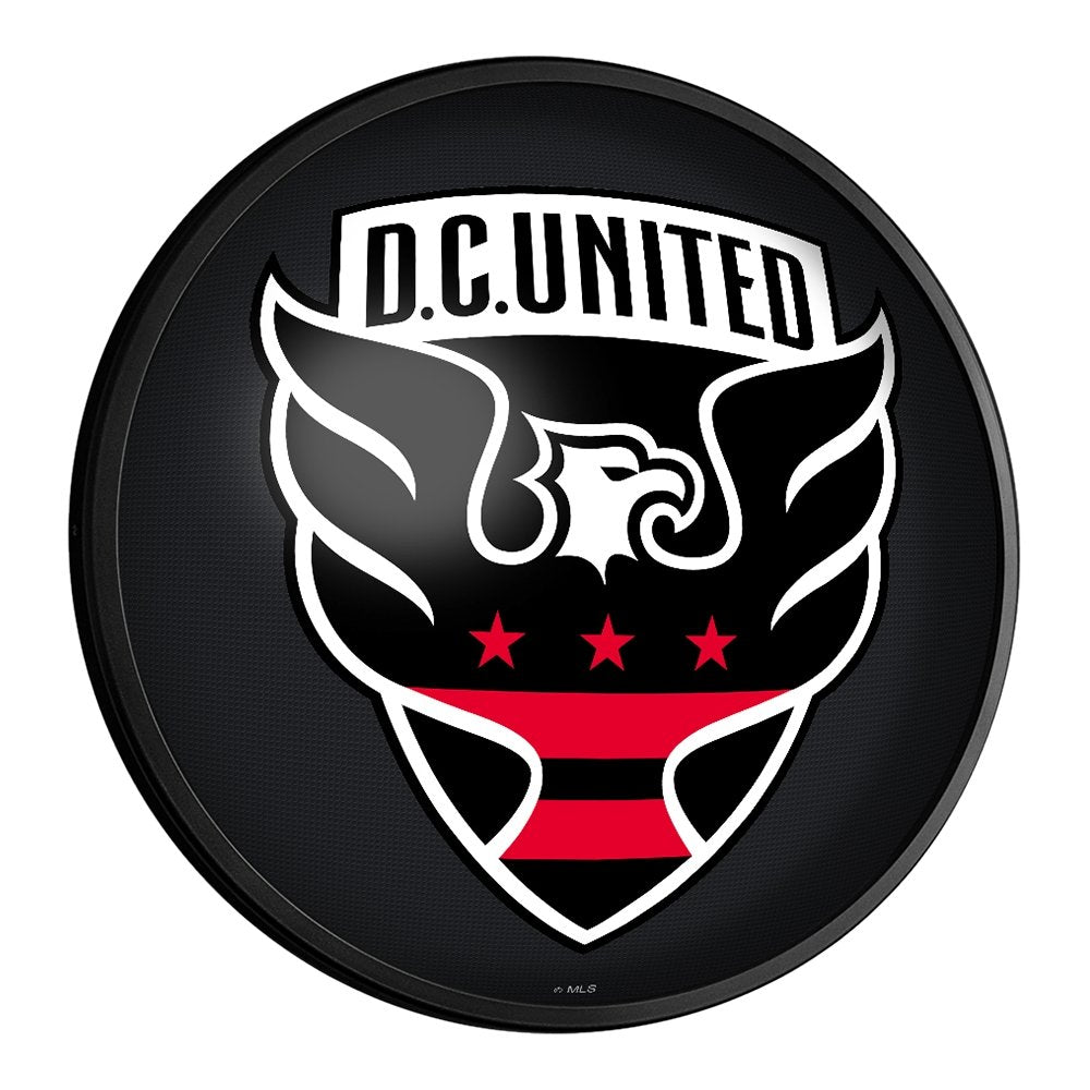 D.C. United: Round Slimline Lighted Wall Sign - The Fan-Brand