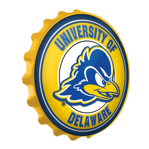 Delaware Blue Hens: Bottle Cap Wall Sign - The Fan-Brand