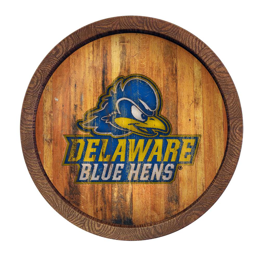 Delaware Blue Hens: Logo - Weathered 