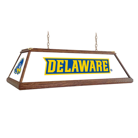 Delaware Blue Hens: Premium Wood Pool Table Light - The Fan-Brand