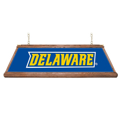 Delaware Blue Hens: Premium Wood Pool Table Light - The Fan-Brand