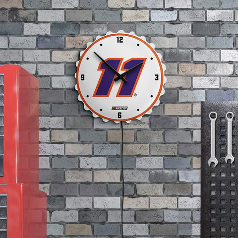 Denny Hamlin: Bottle Cap Lighted Wall Clock - The Fan-Brand