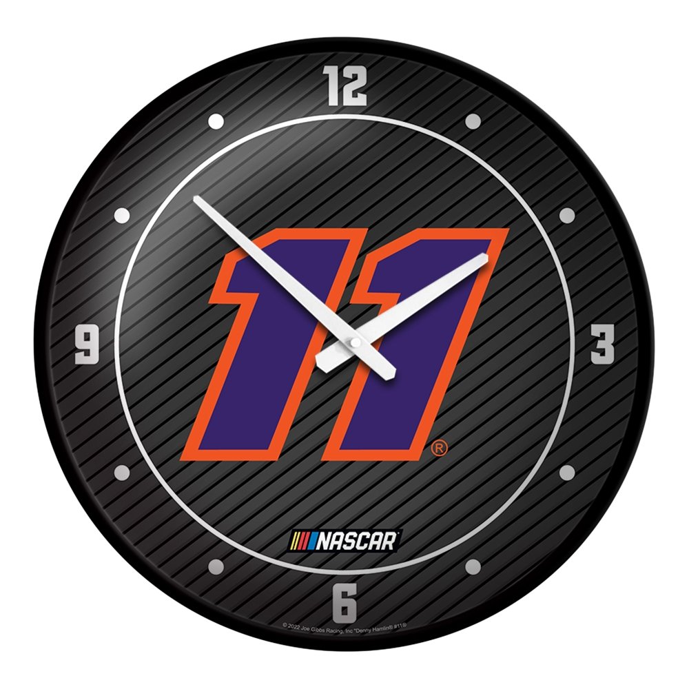 Denny Hamlin: Modern Disc Wall Clock - The Fan-Brand