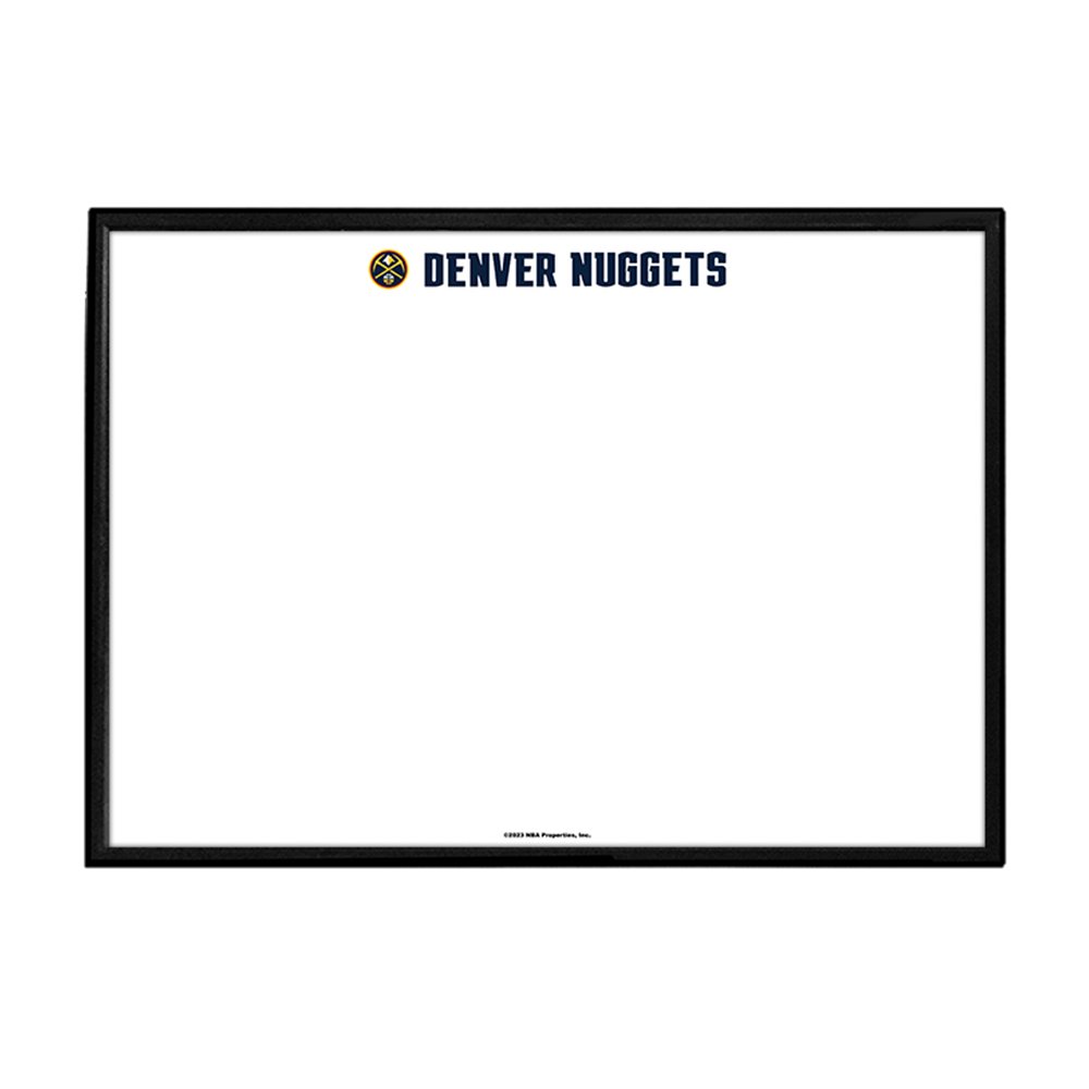 Denver Nuggets: Framed Dry Erase Wall Sign - The Fan-Brand