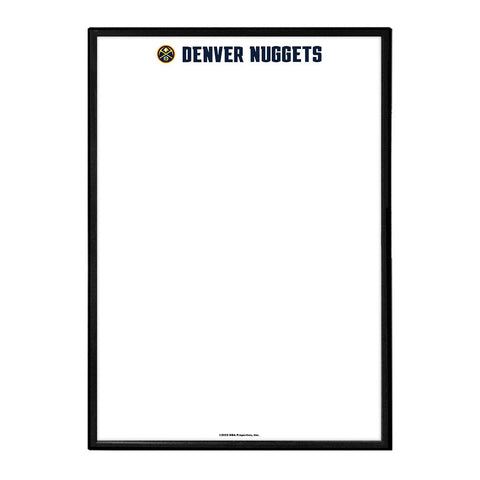 Denver Nuggets: Framed Dry Erase Wall Sign - The Fan-Brand