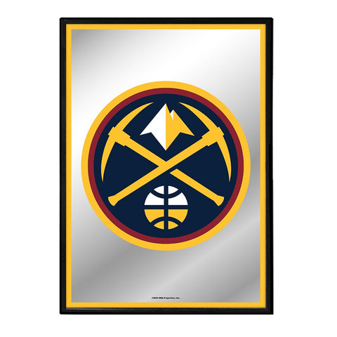 Denver Nuggets: Framed Mirrored Wall Sign - The Fan-Brand