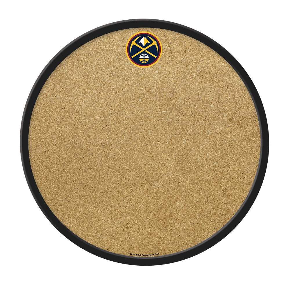 Denver Nuggets: Modern Disc Cork Board - The Fan-Brand