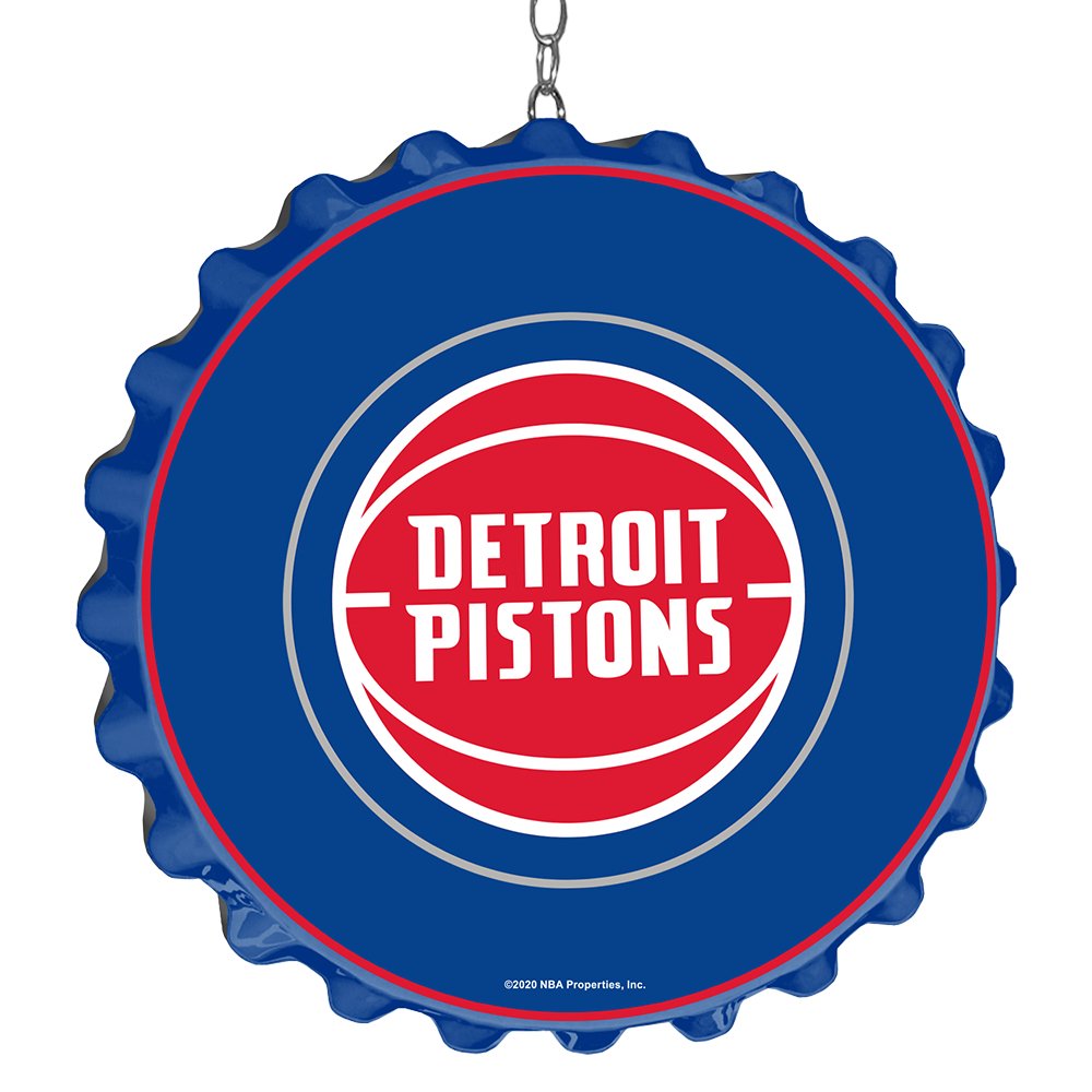 Detroit Pistons: Bottle Cap Dangler - The Fan-Brand