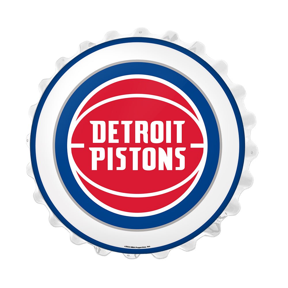 Detroit Pistons: Bottle Cap Wall Light - The Fan-Brand