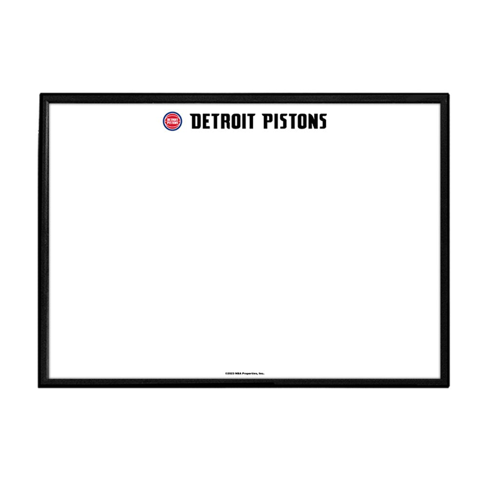 Detroit Pistons: Framed Dry Erase Wall Sign - The Fan-Brand