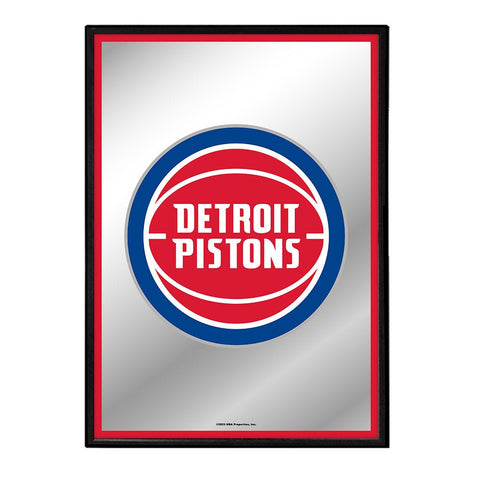 Detroit Pistons: Framed Mirrored Wall Sign - The Fan-Brand