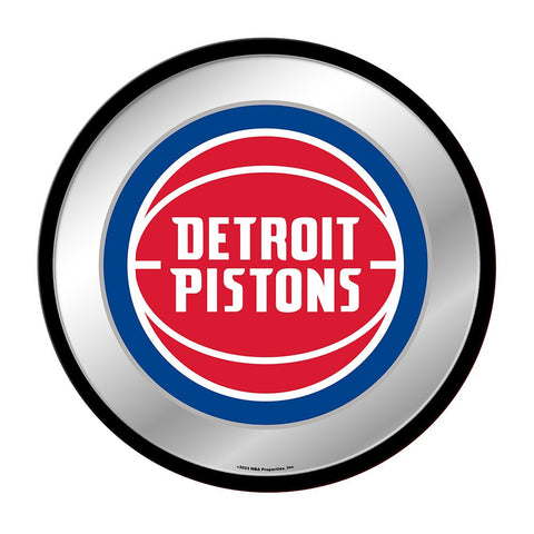 Detroit Pistons: Modern Disc Mirrored Wall Sign - The Fan-Brand