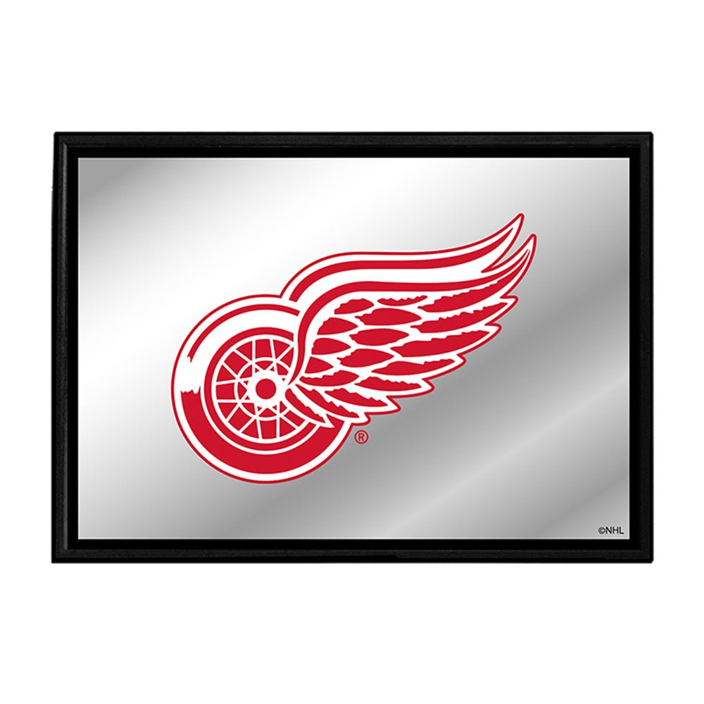 Detroit Red Wings: Framed Mirrored Wall Sign - The Fan-Brand