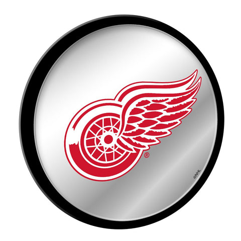 Detroit Red Wings: Modern Disc Mirrored Wall Sign - The Fan-Brand