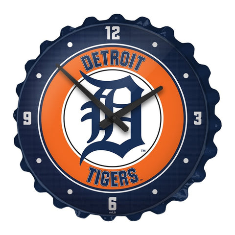 Detroit Tigers: Baseball - Bottle Cap Wall Clock - The Fan-Brand