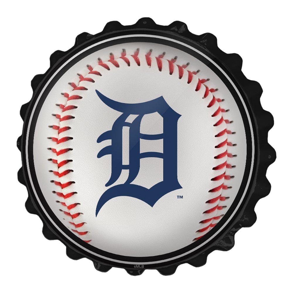 Detroit Tigers: Baseball - Bottle Cap Wall Sign - The Fan-Brand