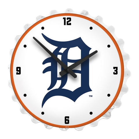Detroit Tigers: Bottle Cap Lighted Wall Clock - The Fan-Brand