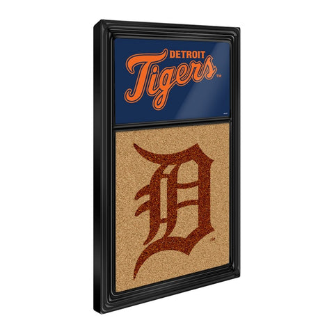 Detroit Tigers: Dual Logo - Cork Note Board - The Fan-Brand