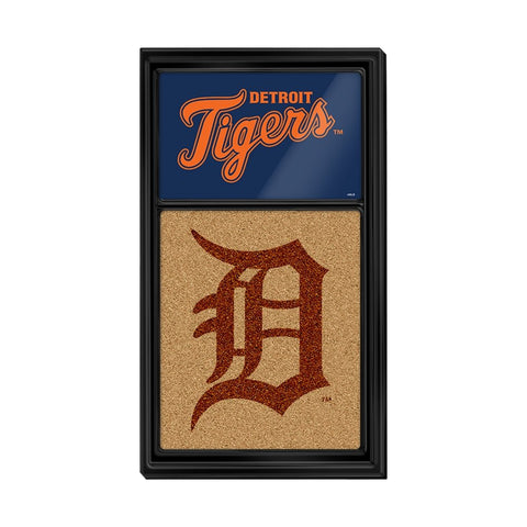 Detroit Tigers: Dual Logo - Cork Note Board - The Fan-Brand