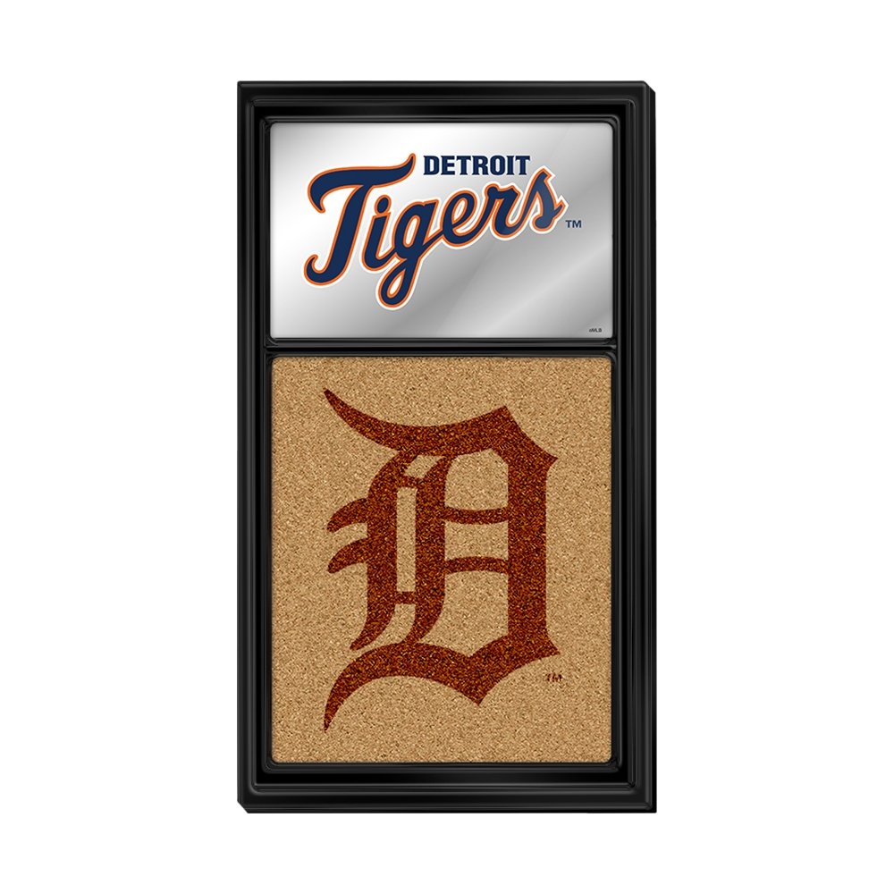 Detroit Tigers: Dual Logo - Mirrored Dry Erase Note Board - The Fan-Brand