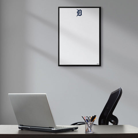 Detroit Tigers: Logo - Framed Dry Erase Wall Sign - The Fan-Brand