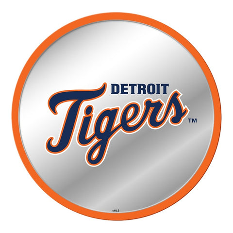 Detroit Tigers: Logo - Modern Disc Mirrored Wall Sign - The Fan-Brand