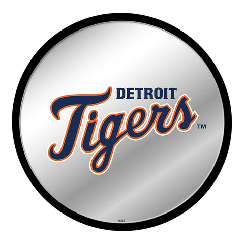 Detroit Tigers: Logo - Modern Disc Mirrored Wall Sign - The Fan-Brand