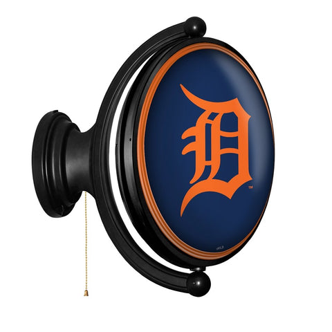 Detroit Tigers: Original Oval Rotating Lighted Wall Sign - The Fan-Brand