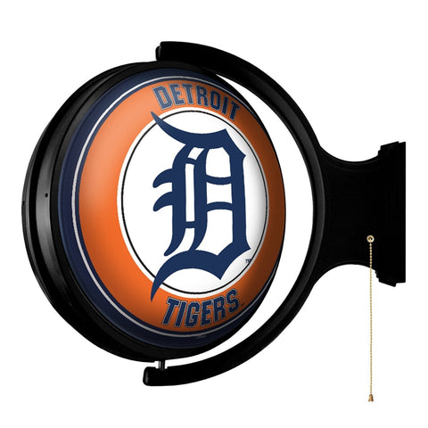 Detroit Tigers: Original Round Rotating Lighted Wall Sign - The Fan-Brand