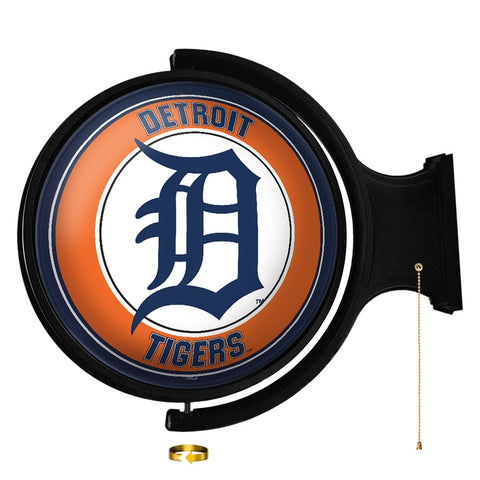 Detroit Tigers: Original Round Rotating Lighted Wall Sign - The Fan-Brand