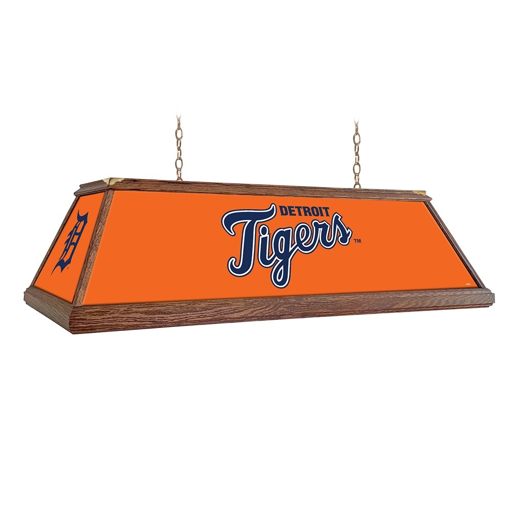 Detroit Tigers: Premium Wood Pool Table Light - The Fan-Brand