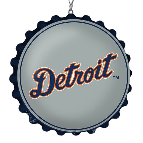 Detroit Tigers: Wordmark - Bottle Cap Dangler - The Fan-Brand