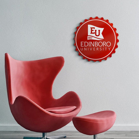 Edinboro Fighting Scots: EU Logo - Bottle Cap Wall Sign - The Fan-Brand