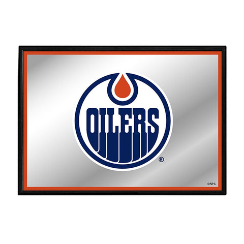 Edmonton Oilers: Framed Mirrored Wall Sign - The Fan-Brand