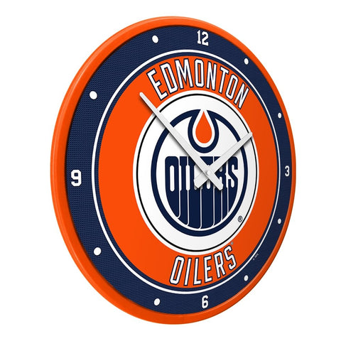 Edmonton Oilers: Modern Disc Wall Clock - The Fan-Brand