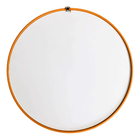 Edmonton Oilers: Secondary Logo - Modern Disc Mirrored Wall Sign - The Fan-Brand