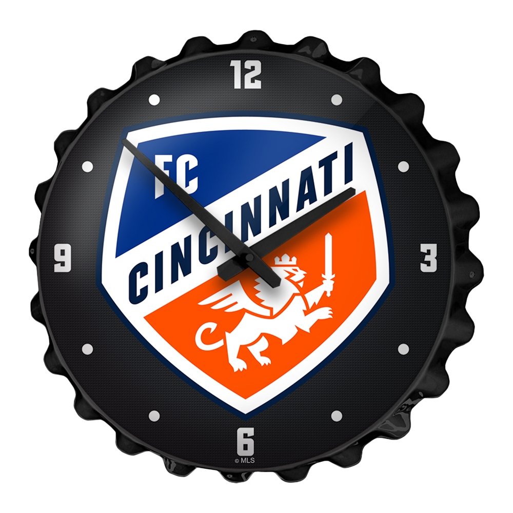 FC Cincinnati: Bottle Cap Wall Clock - The Fan-Brand